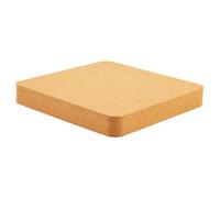 Cork Block Cork Mat Sanding Block Non-Slip Lightweight for Cutting Holes Punching DIY Craft Accessories- 15cmx15cmx1.5cm