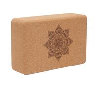 Cork Block - Yoga Blocks | Cork Yoga Stone, 1 Piece High Density Natural Yoga Stone Prop, Professional Workout Block, Balance Support for Exercises, Pilates, Fitness Training, H