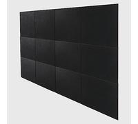 Cork Board 48 x 36 Alternative, 12pcs Large Cork Board Alternative Felt Wall Tiles with Removable Adhesive Tabs Cork Boards for Office Walls for Home Classroom (Dark Green)