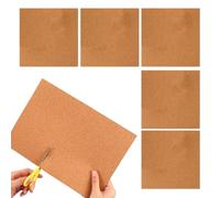 Cork Board for Office, 6-Piece Rectangle Modern Self-Adhesive, Decorative Wall Cork Board for Tiles, for Home Living Room Bedroom -Classroom Kitchen Kids Room Desktop