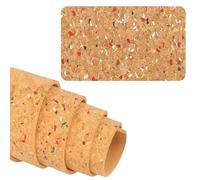 Cork Board Organizer - Self Adhesive Extra Large Pin Board for Wall, Decorative Display for Kitchen, Bedroom, Nursery, Office Pictures