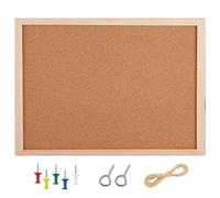 Cork Boards Cork Bulletin Board with Wooden Frame Push Pin Board Natural Corkboards for Wall Office School or Home Decor 8x12 inch