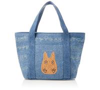 Cork Denim Lunch Bag with a Pocket [My Neighbor Totoro]
