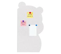 Cork Felt Notice Board, Wall Notice Boards - Bear Felt Picture Board for Wall Tiles,Aesthetic Photo Panel Wall for Illustr Postcard Decor