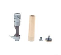 Cork Fishing Rod Handle Kit 20.9cm DIY Reel Seat | Pure cork grip tube, 8mm inner diameter, expandable design, 20.9cm total length, black or gray