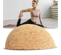 Cork Hemisphere Balance Trainer, Balance Boards Made of Environmentally Friendly Natural Cork for Yoga, Rehabilitation, Fitness & Board Sports (30 x 10 cm)