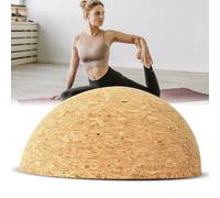 Cork Hemisphere Balance Trainer Diameter 15 cm, Balance Boards Made of Environmentally Friendly Natural Cork for Yoga, Rehabilitation, Fitness and Board Sports
