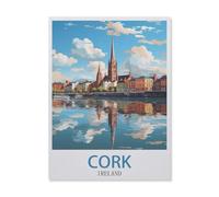 Cork, Ireland, Coast，Puzzle 1000 Pieces Wooden Puzzle Adult Children Educational Toys Family Decompression Game-DU26x38cmJ401