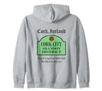 Cork Ireland Pub Sign Design Shandon District Souvenir Zip Hoodie