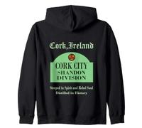 Cork Ireland Pub Sign Design Shandon District Souvenir Zip Hoodie