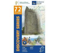 County Cork, Kerry and Limerick Map | Ordnance Survey Ireland | OSI Discovery Series 72 | Ireland | Walks | Hiking | Maps | Adventure (Irish Discovery Series)