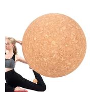 Cork Massage Ball - High-Density Deep Tissue Roller, Yoga & Recovery Tool | Eco-Friendly Cork Trigger Point Ball, Portable Muscle Relief Roller for Athletes, Painn Relief & Relaxation