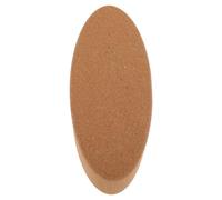 Cork Oval Yoga Block for Pilates, Studio Practice, Stable Support | Natural Cork, Easier Grip and Pose Alignment Aid, for Wrists and Head in Pilates Sessions