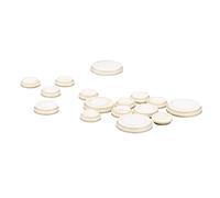 Cork Pads for Clarinet, Cork Isolation Kit for Sound Holes Pillow - 17 White Pieces [Elastic and Hermetic Material]