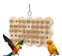 Cork Parrot Chewing Toy | Wooden Bird Training Toy | Parrot Cork Treasure Hunt Game | Bird Treat Hiding Cork Game Parrot Biting Toy Wooden Intelligence Toys Wooden Bird Emotional Intelligence Toys