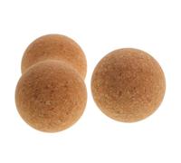 Cork Peanut Massage Ball for Deep Tissue Therapy and Trigger Points | Microtextured Surface, Secure Grip, Ergonomic Lightweight Shape, for Sofas and Travel Use