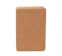 Cork Pilates Block with Nonslip Designs for Stretching