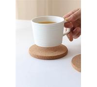 Cork Place Mats for Table Hot Pans, Heat Resistant Table Mats Cork Placemats Set of 6, Heat Mat for Kitchen, Place Mat and Coasters Set of 6, 4inch
