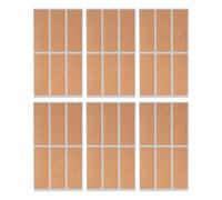 Cork Removable Label Stickers - Waterproof Board Tags, Blank Wooden Labels | Small Writeable Jar Tags with Peel Design, Custom Gift Name Names for Kitchen Use