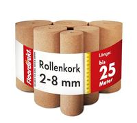 Cork Roll | Natural Insulation Underlay | Versatile | Sound and Heat Insulating | Available in Various Thicknesses and Lengths (5 mm, 100 x 200 cm)