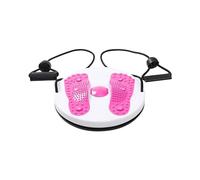 Cork Roller Long Waist Twisting Disc Massage Waist Twisting Board With Pull Rope Engineering Exercise Twisters Boards With Sole For Slimming Yoga Ligament Stretching Belt (One Size)