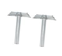 Cork Rubber Stopper Drilling Tool, 2 PCS Stainless Steel Mushroom Drill Sturdy Easy to Use for School