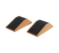 Cork Squat Wedges Block Cork Fitness Equipment Easy To Carry For Lower Body Workouts Ankle And Calf Stretching 1Pair Squat Wedges Block Calf Stretcher