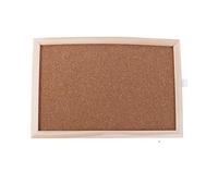 Cork Tile Boards, Cork Board Wood Frame Wall Hanging Message Board 20cm x 30cm Log Colour