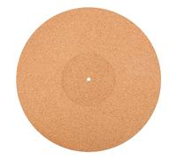 Cork Turntable Mat, 11.81 Inch Diameter Turntable Slipmat Record Player Mat for Vinyl Turntable Anti-Slip Mat Turntable Record Player Accessories for Reduce Noise