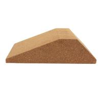 Cork Yoga Inclined Board Anti Skid Slant Block for Calf Stretch | Khaki Textured Surface, Lightweight Fitness Aid, Helps Soreness and Fatigue during Workouts