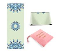 Cork Yoga Mat Foldable Travel Rubber Fitness for Summer Exercise
