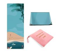 Cork Yoga Mat Foldable Travel Rubber Fitness for Summer Exercise