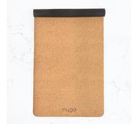 Myga Cork Yoga Mat - Extra Large Exercise Mat with Great Grip for Yoga, Pilates, Stretching and Fitness - Eco-Friendly Natural Cork, ideal for Home & Gym - 205 x 70cm, 6mm Thickness - Plain