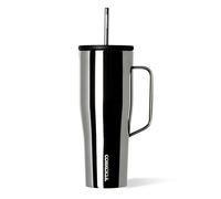 Corkcicle 30oz Tumbler With Handle, Tungsten, Reusable Water Bottle, Triple Insulated Stainless Steel Travel Mug, BPA Free, Keeps Beverages Cold 12 Hours, Tumbler with Lid and Straw, Cold Cup XL
