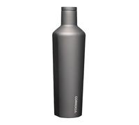 Corkcicle Pure Taste Insulated Canteen, Ceramic Slate, 25 oz - Cupholder Friendly Water Bottle with Screw-On Cap Keeps Drinks Cold for 25hrs, Hot 12hrs