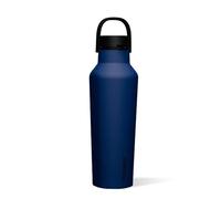 Corkcicle Classic Sport Canteen - Insulated Stainless Steel Water Bottle - Compact & Travel-Friendly - Durable - Dishwasher Safe - BPA Free - Non-Slip Silicone Base - 20 oz - Midnight Navy