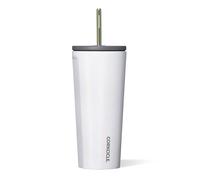 Corkcicle Cold Cup Insulated Tumbler with Straw - Keeps Drinks Cold for 12 Hours - Triple-Insulated Stainless Steel - Leak-Resistant Lid - Summer Drinkware Gift - 24 oz - Unicorn Magic
