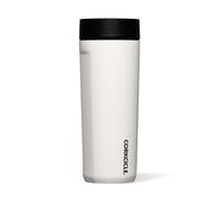 Corkcicle Commuter Cup - Leakproof, Triple Insulated Stainless Steel Travel Mug with Ceramic Coated Interior - Dune, 485ml/17oz