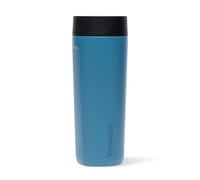 Corkcicle Commuter Cup Travel Mug - Insulated Coffee Mug with Lid - Keeps Drinks Cold 18 Hours - 360° Spill-Proof Sip Lid - Holiday Gift - Great for Gifting Warmth - 17 oz - North Shore
