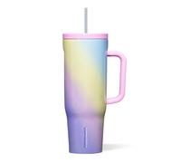 Corkcicle Cruiser Insulated Tumbler with Handle and Straw, Rainbow Unicorn, 40 oz - Reusable Water Bottle Keeps Beverages Cold for 20 Hrs, Hot for 9Hrs