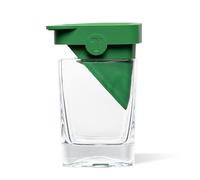 Corkcicle Premium Tequila Triangle Glass with Silicone Mold, 9 oz - Perfect for Chilling Tequila, Whiskey, Mocktails, and More - Ice Wedge Melts Slowly to Retain Drinks Full Flavor