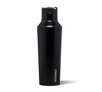 Corkcicle Sport Canteen Insulated Mug, Glossy Black, 20 oz, Reusable Water Bottle Keeps Drinks Cold for 25 Hours and Hot for 12 Hours, Cup Holder Friendly Cup with