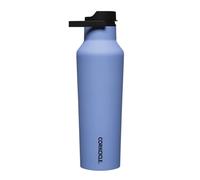 Corkcicle Sport Canteen Insulated Tumbler, Periwinkle, 20 oz - Reusable Water Bottle Keeps Beverages Cold for 25 Hours & Hot 12 Hours - Cupholder Friendly Tumbler with Screw-On Cap