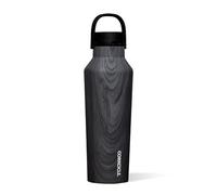 Corkcicle Sport Canteen - Keeps Drinks Cold 25 Hours - Stainless Steel Water Bottle - Triple-Insulated - Spill-Proof - Summer Drinkware Gift - Keeps Drinks Ice Cold - 20 oz - Burnt Wood