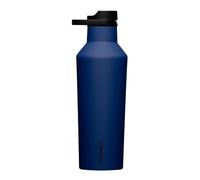 Corkcicle Sport Canteen - Keeps Drinks Cold 25 Hours - Stainless Steel Water Bottle - Triple-Insulated - Spill-Proof - Summer Drinkware Gift - Keeps Drinks Ice Cold - 32 oz - Midnight Navy