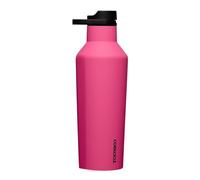 Corkcicle Sport Canteen - Keeps Drinks Cold 25 Hours - Stainless Steel Water Bottle - Triple-Insulated - Spill-Proof - Summer Drinkware Gift - Keeps Drinks Ice Cold - 32 oz - Dragonfruit