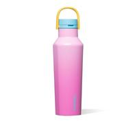 Corkcicle Sport Canteen - Keeps Drinks Cold 25 Hours - Stainless Steel Water Bottle - Triple-Insulated - Spill-Proof - Summer Drinkware Gift - Keeps Drinks Ice Cold - 20 oz - Pink Pop