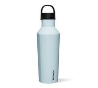 Corkcicle Sport Canteen - Keeps Drinks Cold 25 Hours - Stainless Steel Water Bottle - Triple-Insulated - Spill-Proof - Summer Drinkware Gift - Keeps Drinks Ice Cold - 32 oz - Powder Blue