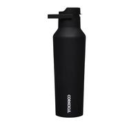 Corkcicle Sports Canteen - Triple Insulated Stainless Steel Water Bottle - Keeps Cold for 25+ Hours and Hot for 12 Hours - Leakproof, Reusable, BPA-Free, Dishwasher Safe - Black, 590ml/20oz