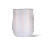 Corkcicle Stemless Glass, Stainless Steel, Triple Insulated (Sparkle Unicorn Magic, 12oz/355ml)
